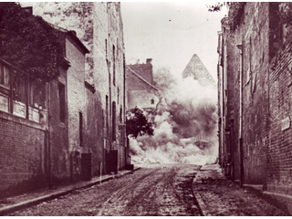 Heavy Shells Exploding in Cambrai
