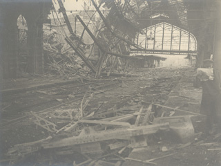 The Train Station, Valenciennes, 1918