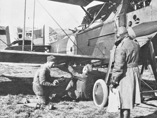 Bombing Up an Armstrong-Whitworth FE8