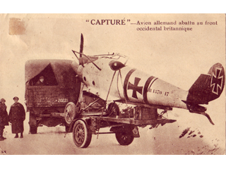 Captured German Airplane on the British Western Front