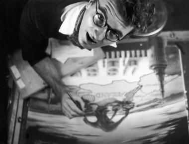Norman McLaren did some of the animation on this film by Tom Daly.