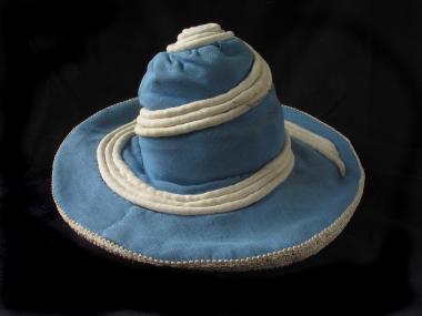 Hat worn by Grant Munro in the film Canon, made by Norman McLaren and Grant Munro in 1964.