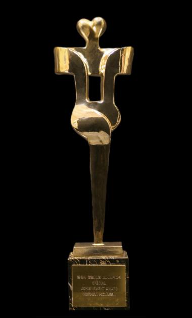 Prize awarded to Norman McLaren in 1984 by the Academy of Canadian Cinema and Television to mark the filmmaker's career.