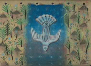Drawing for the animated film project La Perdriole, an unfinished film by Norman McLaren.